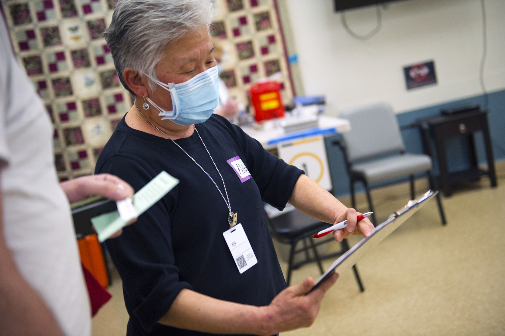 Camano vaccine clinic volunteers, 4.3.21